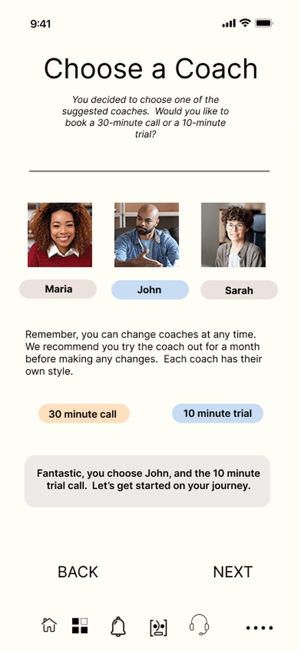 Our picks and choose a coach